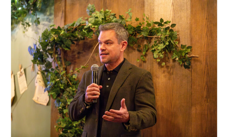 Matt Damon Receives the Elevate Prize Catalyst Award for His Global Impact in Increasing Access to Safe Water and Sanitation