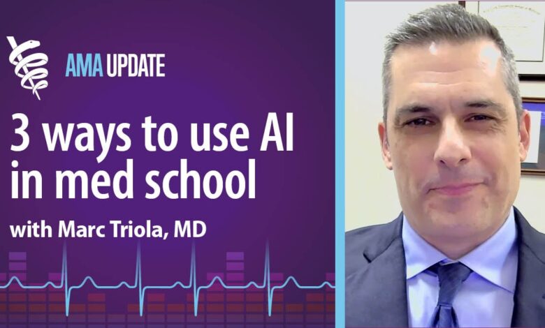 ChatGPT in medical education: Generative AI and the future of artificial intelligence in health care | AMA Update Video