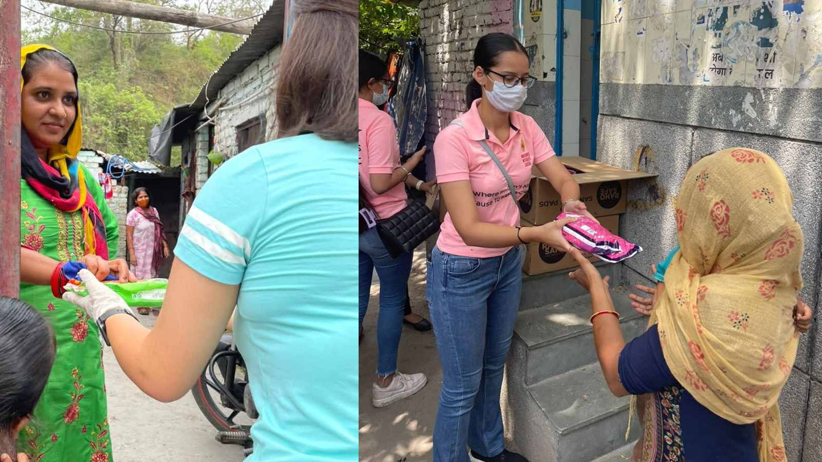 Anusha Attree field work for menstrual health and management