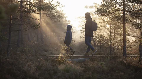 Tiina & Geir/Getty Images Families can easily get out into nature in Finland as forests cover more than 70% of the land area (Credit: Tiina & Geir/Getty Images)
