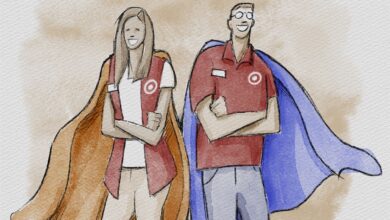 Target employees became heroes when a man fell in the store’s parking lot