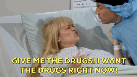 epidural, epidurals, epidural gif, birth, birth gif