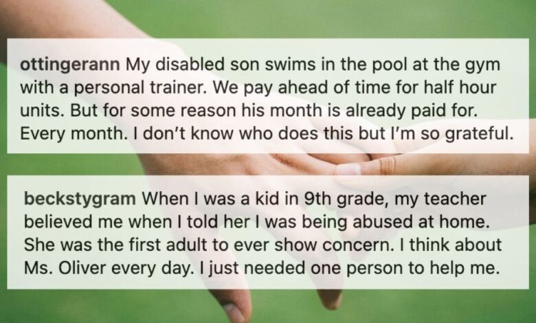 People share the most beautiful thing someone’s done for them