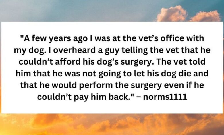 People share moments that restored their faith in humanity