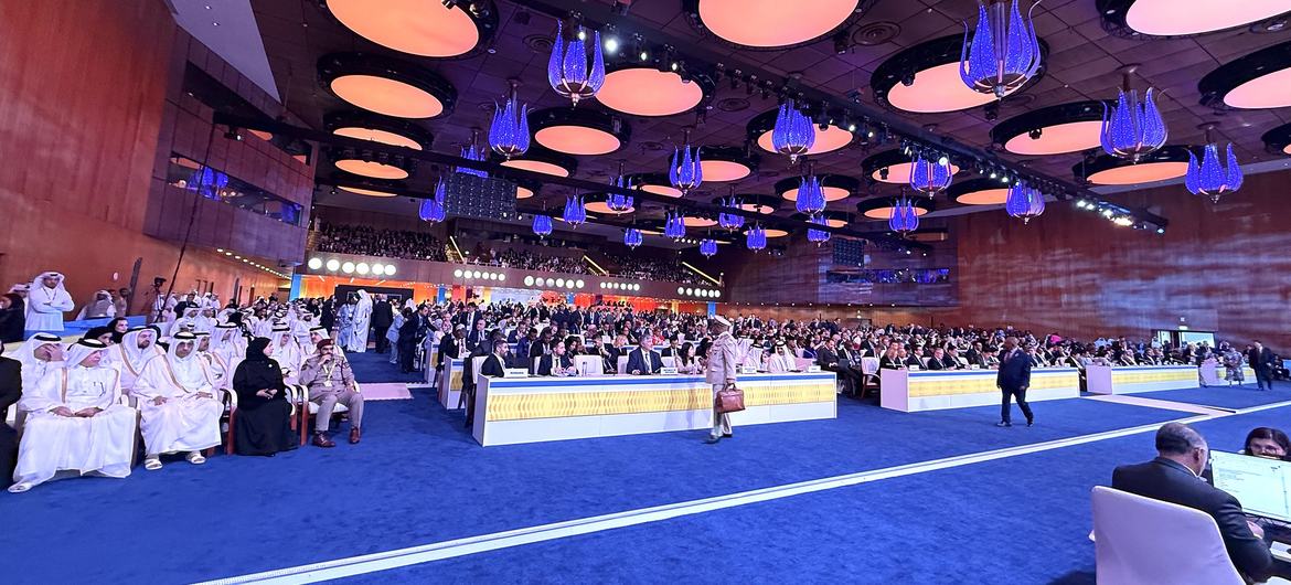 Participants at the Second World Summit for Social Development.