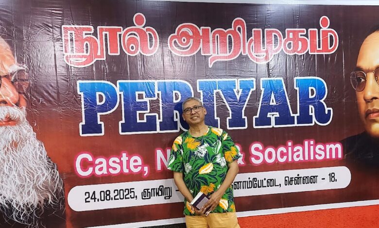 Global Periyarites confer social justice award on Vidya Bhushan Rawat